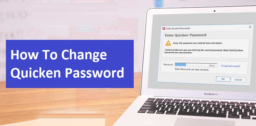 how to change quicken password
