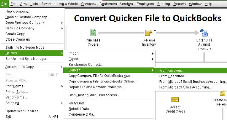 Convert Quicken File to QuickBooks