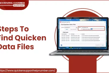 Steps to Find Quicken Data Files