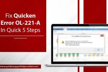 Fix Quicken Error OL-221-A