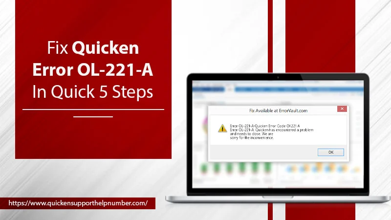 Fix Quicken Error OL-221-A