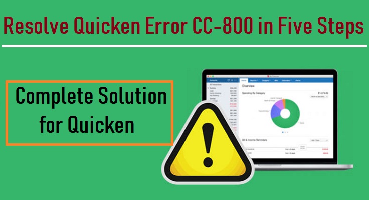 Resolve Quicken Error CC-800