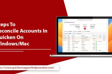 Reconcile Accounts in Quicken