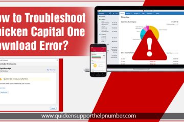 Quicken Capital One Download Error