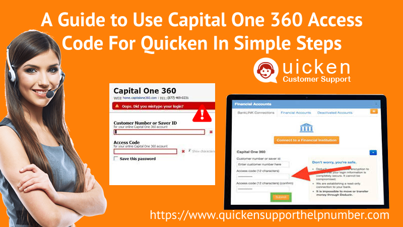 Capital One 360 Access Code For Quicken In Simple Steps