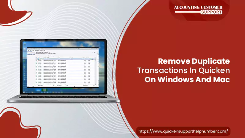 Duplicate Transactions In Quicken