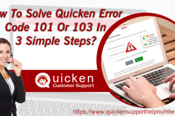 How To Solve Quicken Error Code 101 Or 103