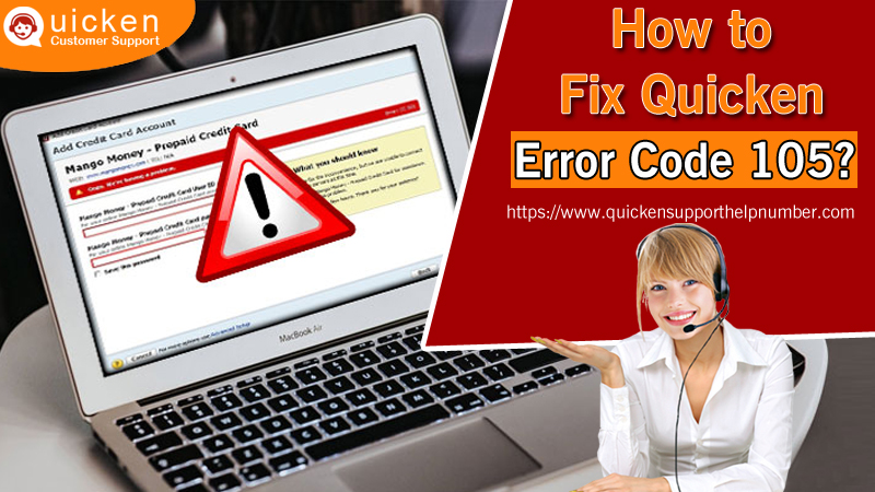 How to Fix Quicken Error Code 105