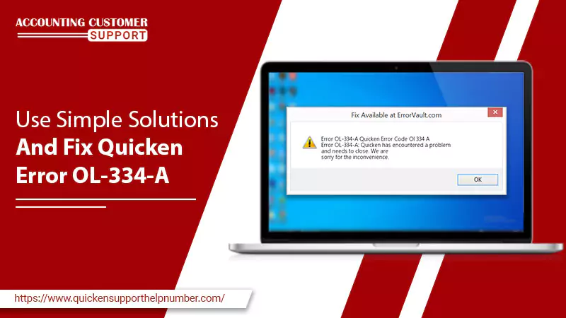 fix Quicken Error OL-334-A