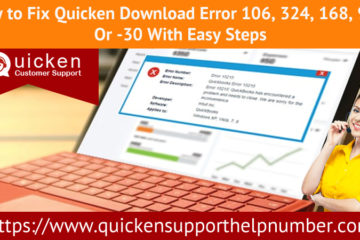 Fix Quicken Download Error 106, 324, 168, 999, Or -30