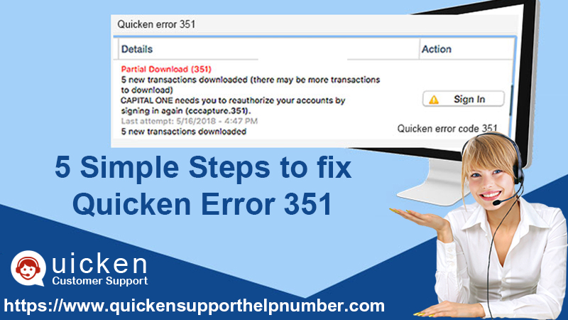 Fix Quicken Error 351