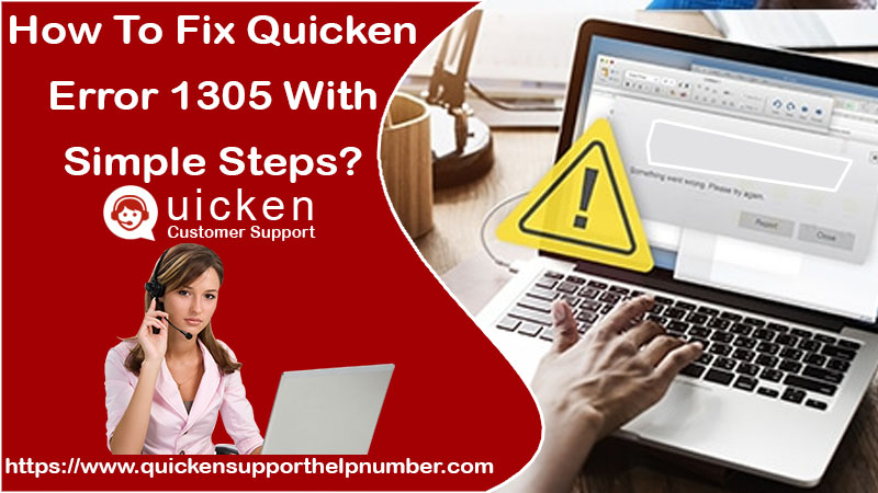 Fix Quicken Error 1305 