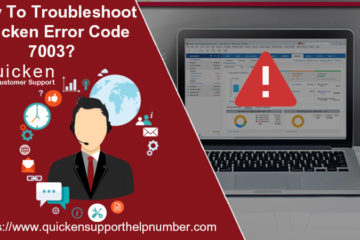 Quicken Error Code 7003