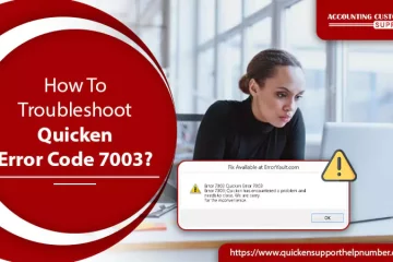 Quicken Error Code 7003