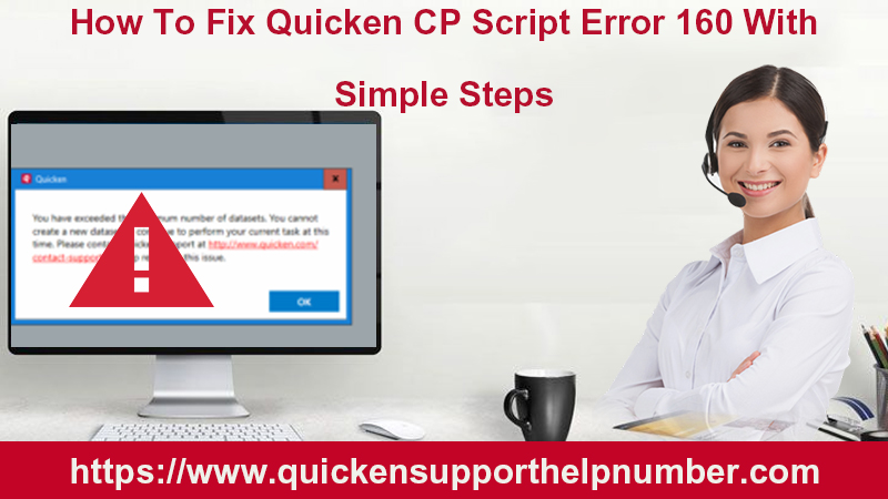 Fix Quicken CP Script Error 160