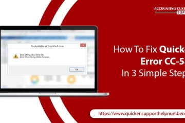 How To Fix Quicken Error CC-581