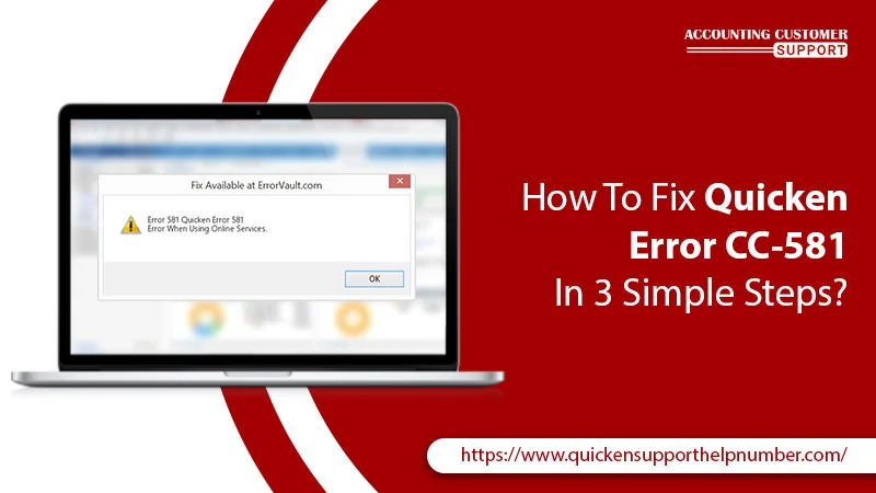 How To Fix Quicken Error CC-581