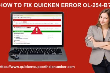 Fix Quicken Error OL-254-B