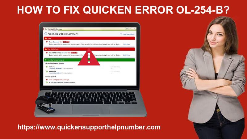 Fix Quicken Error OL-254-B