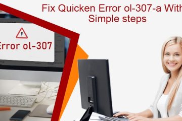 Fix quicken error ol-307-a