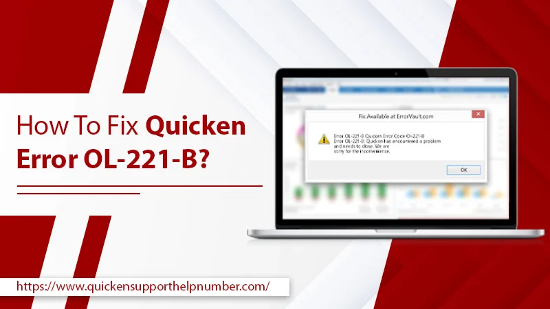 How to Fix Quicken Error OL-221-B