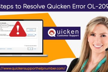 Resolve Quicken Error OL-209-b