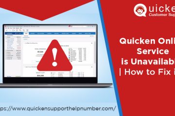 Quicken online service is unavailable