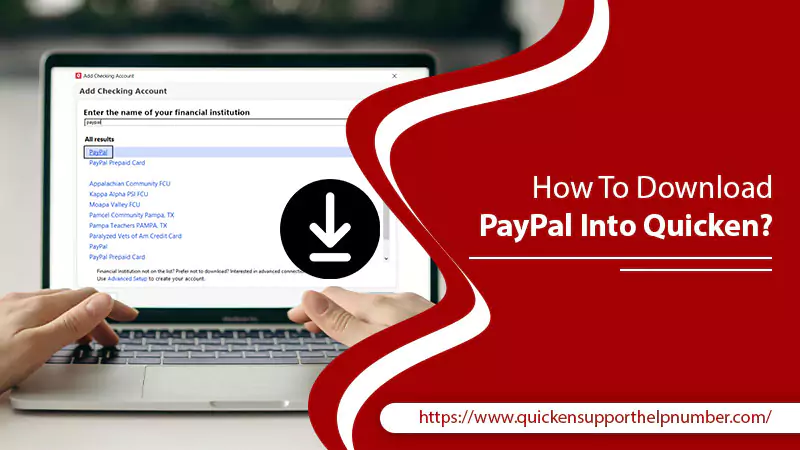 Download PayPal into Quicken