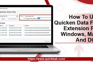 Quicken Data File Extension